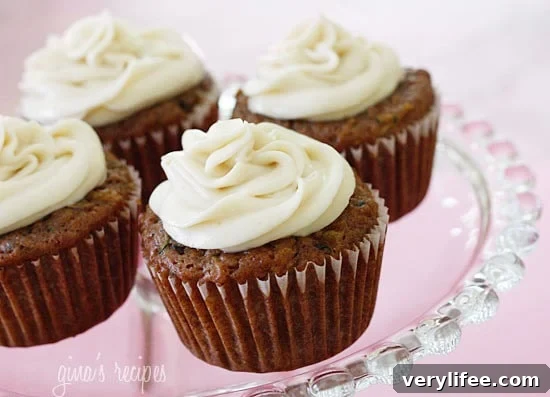 Pineapple Zucchini Cupcakes with Cream Cheese Frosting