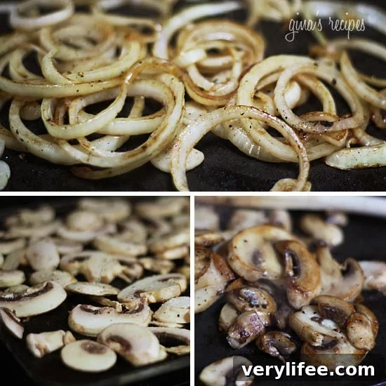 skillet steak with mushrooms