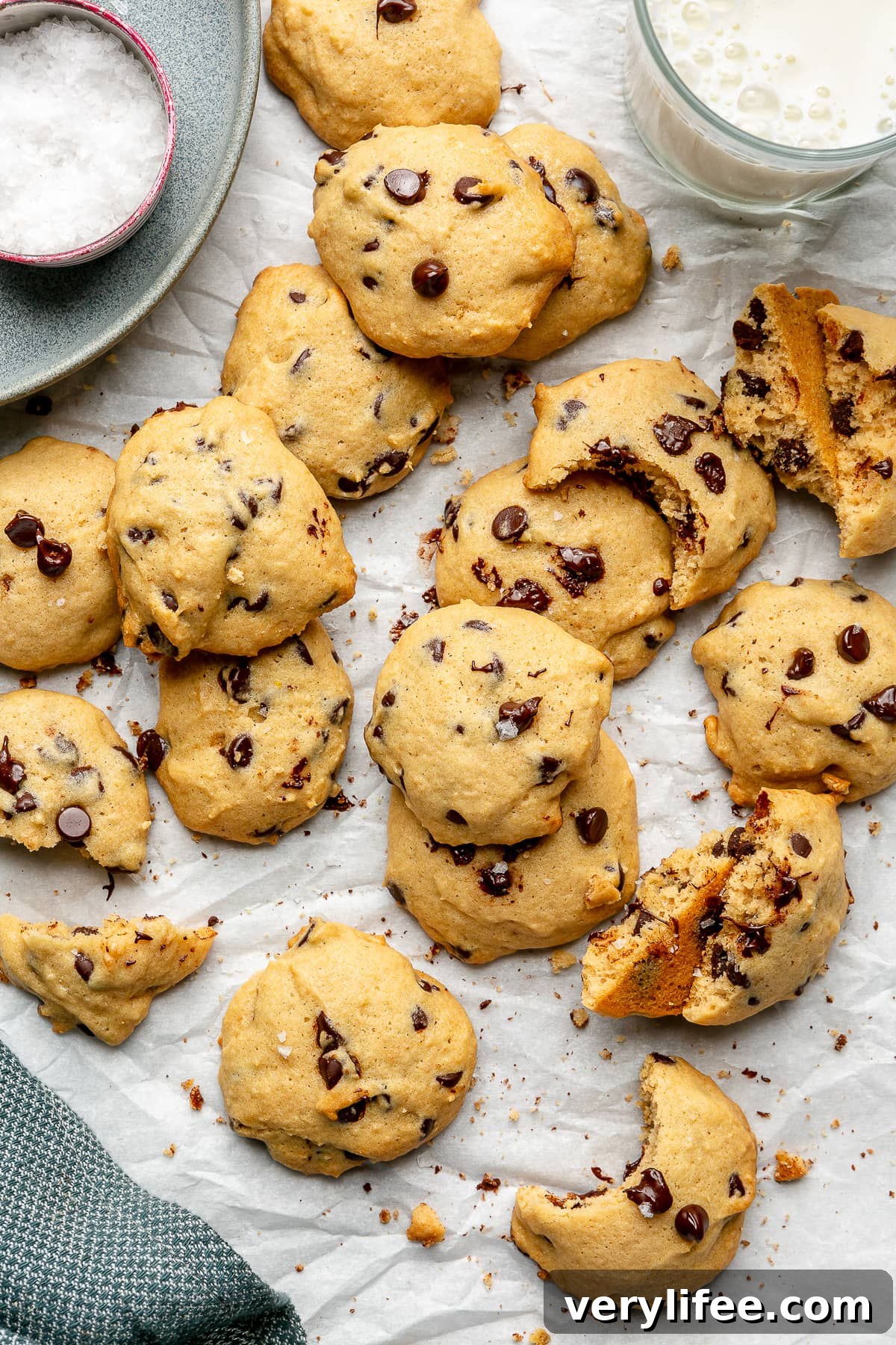 Chewy Low-Fat Chocolate Chip Cookies Recipe 2 Chocolate Chip Cookies