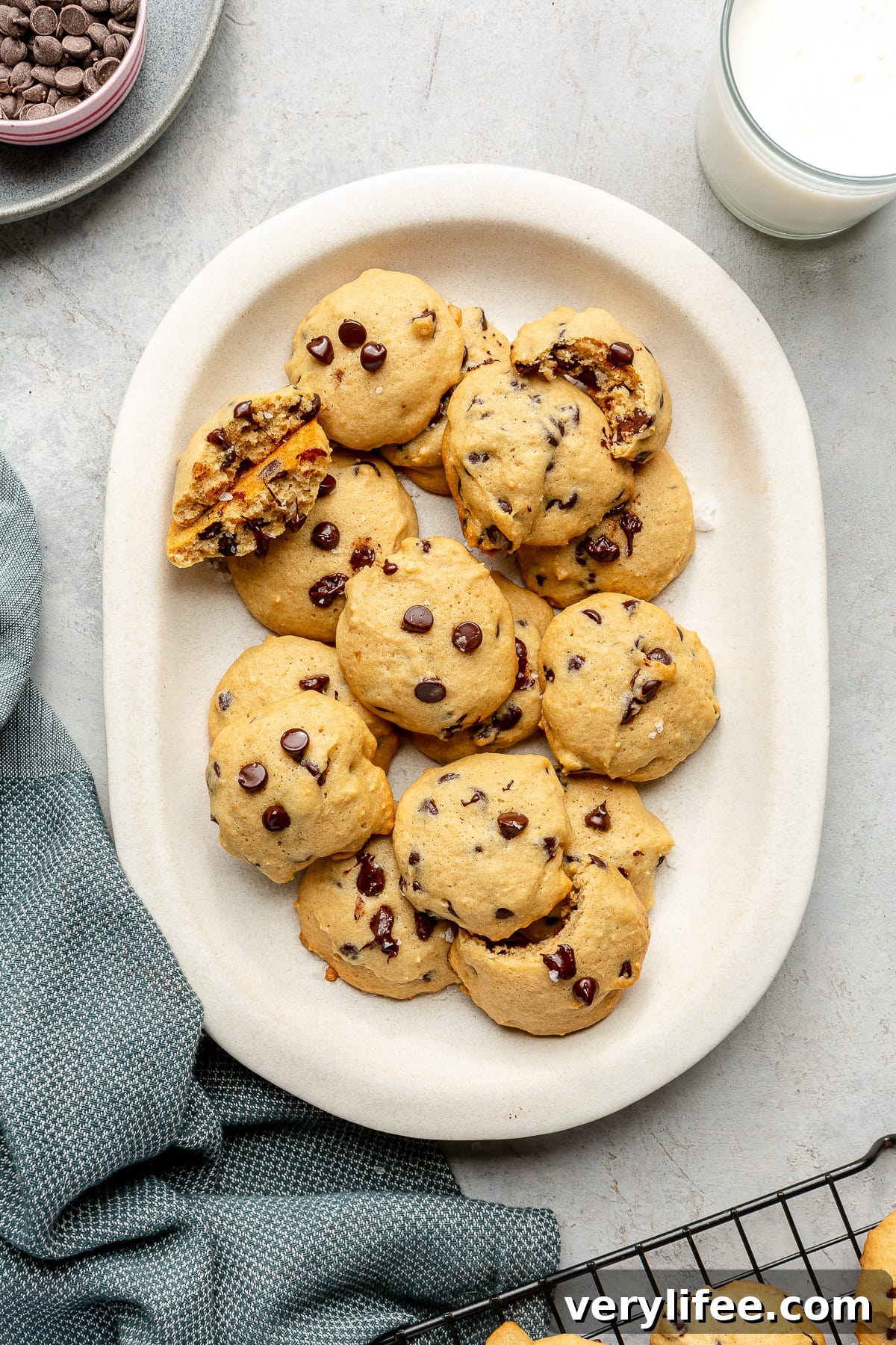 Chewy Low-Fat Chocolate Chip Cookies Recipe 14 Chocolate Chip Cookies