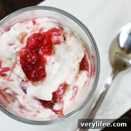 Low-Calorie Strawberry Fool Recipe 3 Strawberry Fool in glass