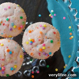 Zesty Pink Lemonade Confetti Cupcakes Recipe 3 Pink lemonade confetti cupcakes