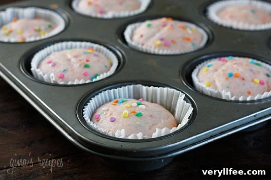 Pink lemonade cupcakes on a plate