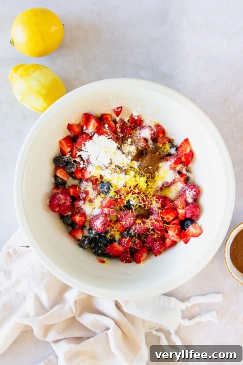 berries for making crisp