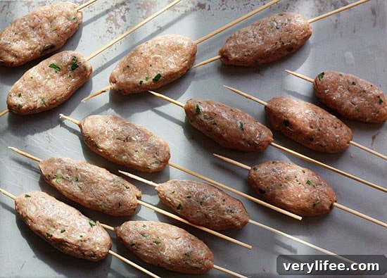 Close-up of turkey kofta