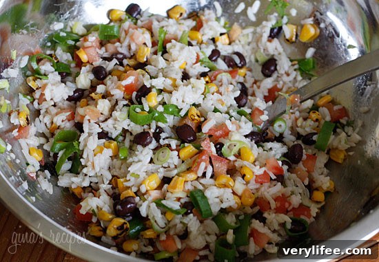 Fiesta Lime Rice served as a side dish