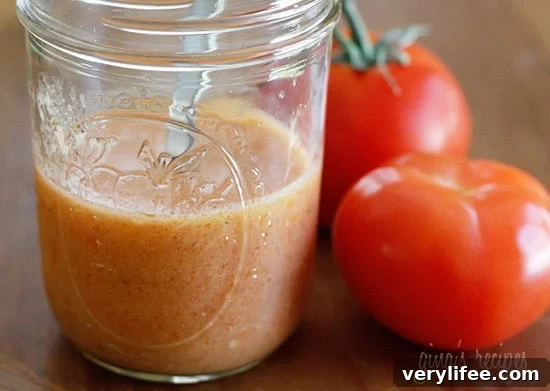 Red Wine Tomato Vinaigrette