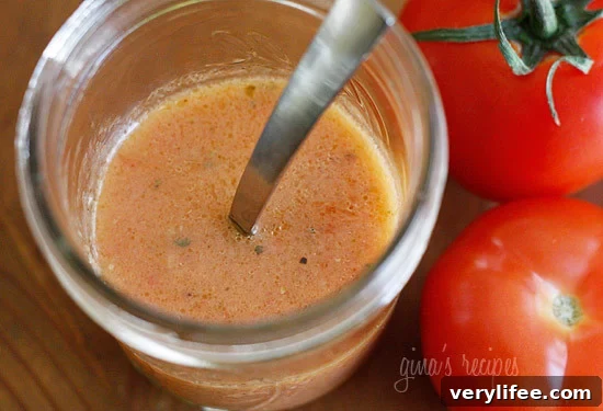 Tomato vinaigrette ingredients