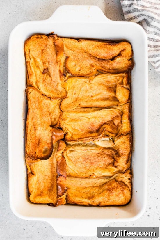 Overnight Bananas Foster French Toast Recipe 8 soak overnight then bake