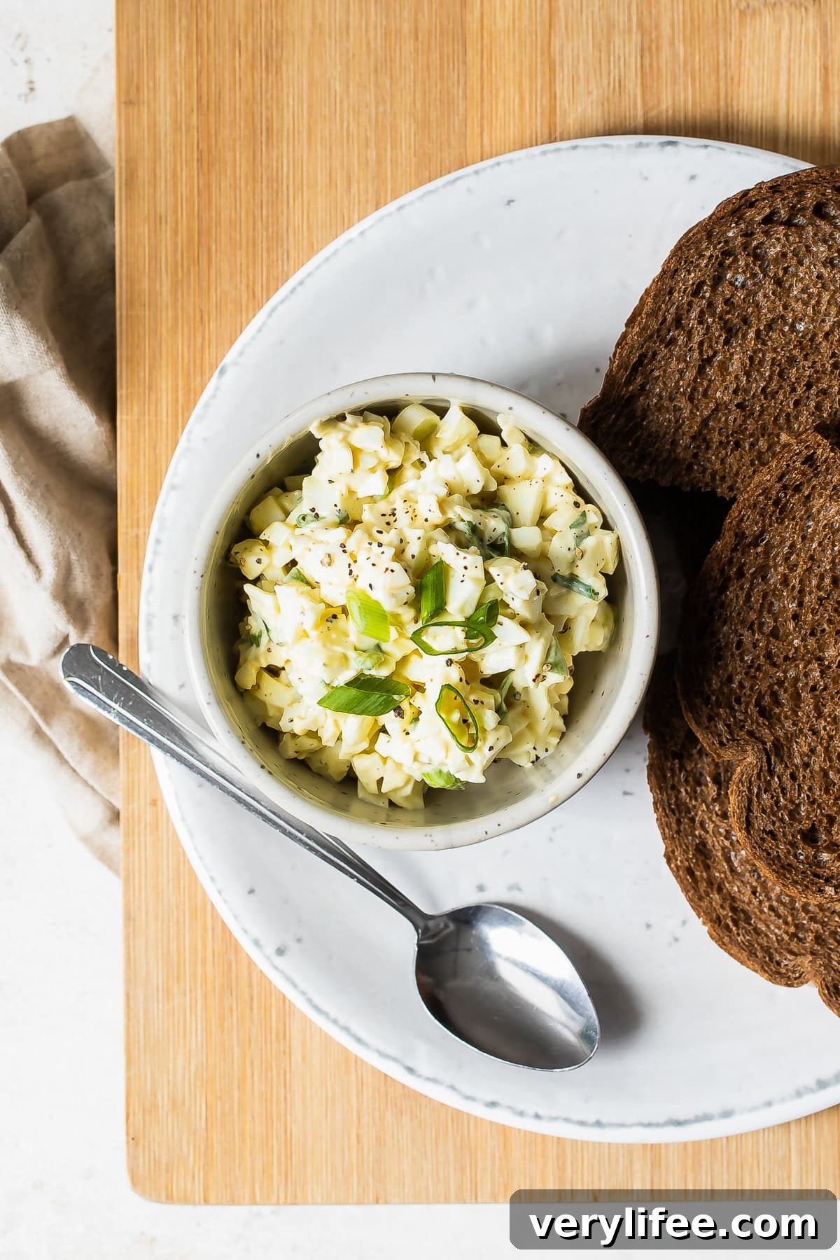 Low Yolk High Protein Egg Salad