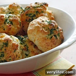 Garlic Cheddar Biscuits with Bisquick Recipe 3 Super easy golden cheddar biscuits drizzled with garlic parsley butter. Make sure you have some company to enjoy these with, or you'll be tempted to eat them all!