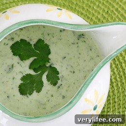 Creamy Cilantro Tomatillo Dressing