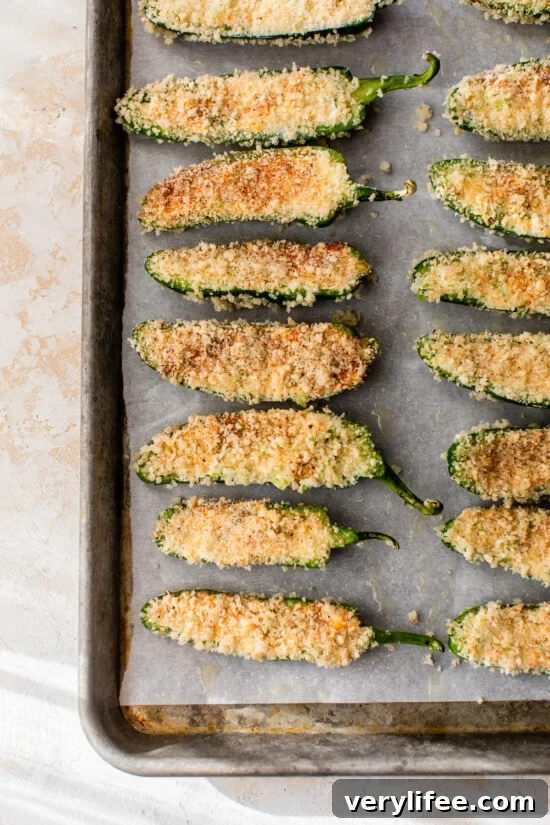 Jalapeno Poppers on sheet pan