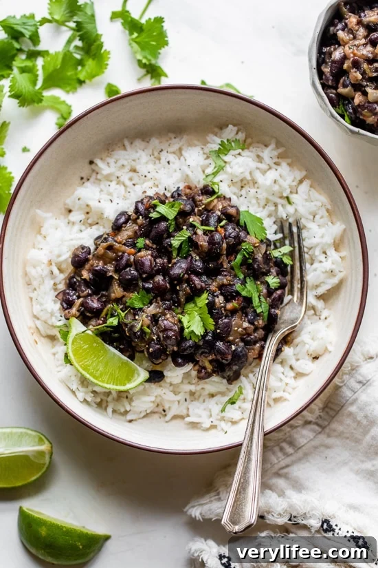 black beans and rice