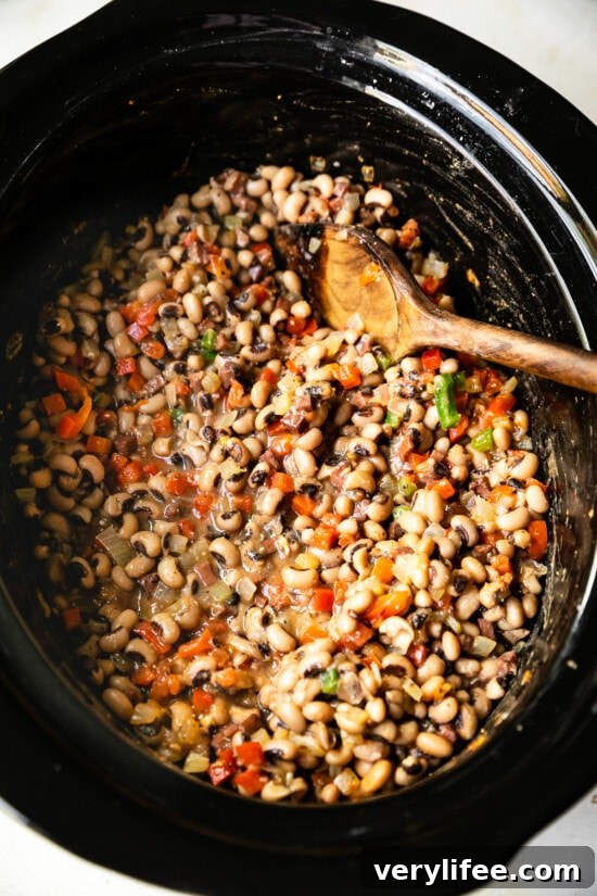 Slow Cooker Ham and Black-Eyed Peas 6 Crock Pot Black Eyed Peas