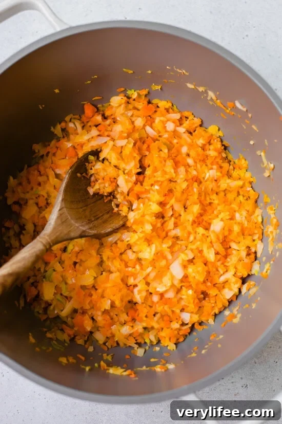 carrots and celery sauteed