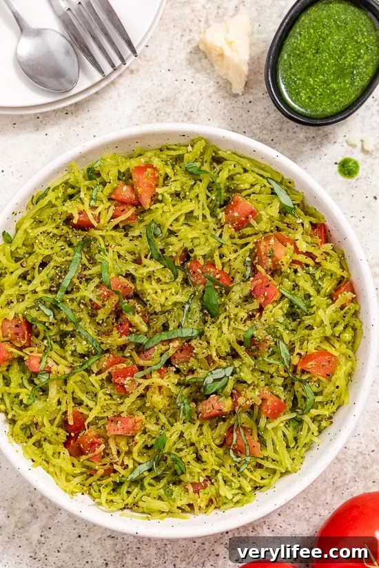 Spaghetti Squash with Pesto