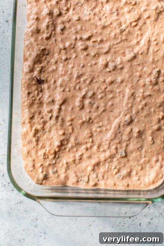 Layer it on the bottom of a glass bowl