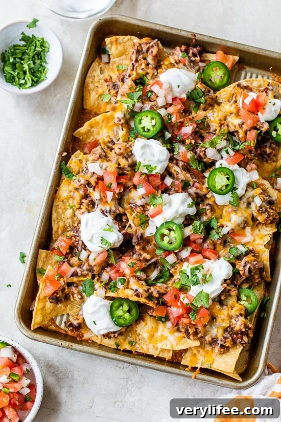 Healthy Loaded Nachos