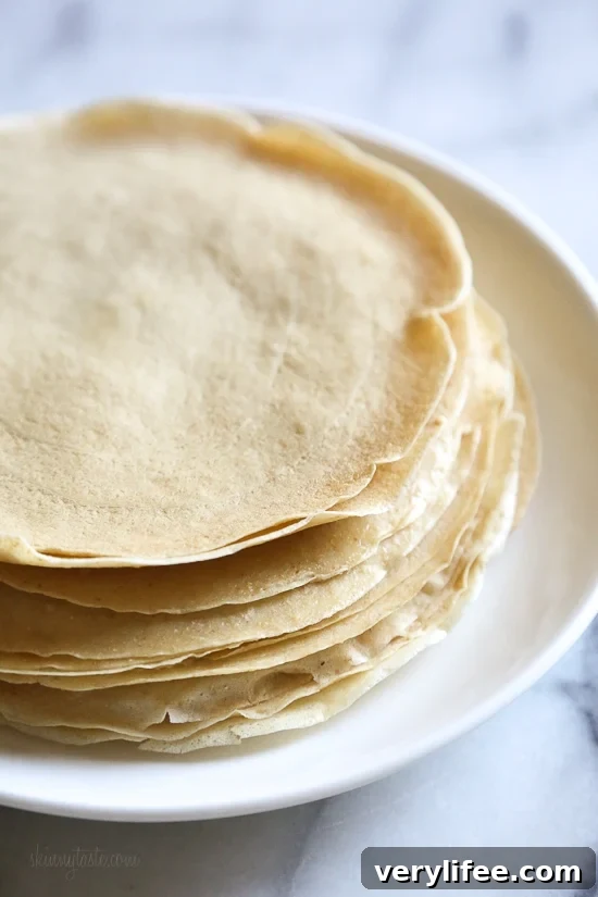 Crespelles are Italian crepes used in dishes such as manicotti, lasagna and other stuffed dishes in place of pasta. They have a lighter texture than pasta and taste delicious.