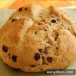 Low Fat Irish Soda Bread fresh from the oven