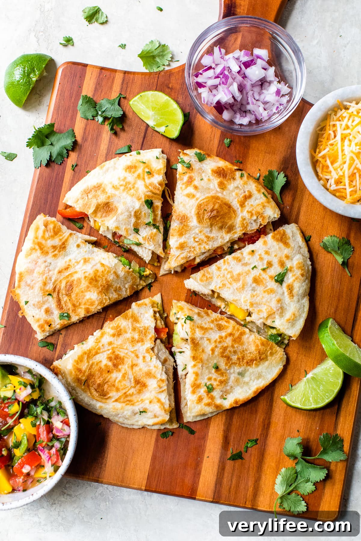How to Make Crispy Chicken Quesadillas 2 Chicken Quesadillas