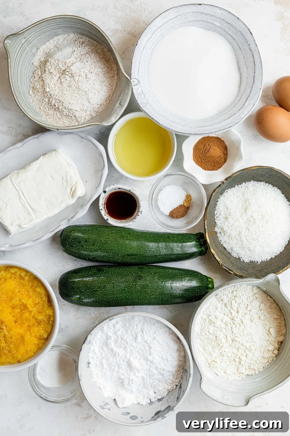 zucchini cake ingredients