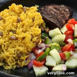 Arroz Con Gandules - Puerto Rican rice with pigeon peas