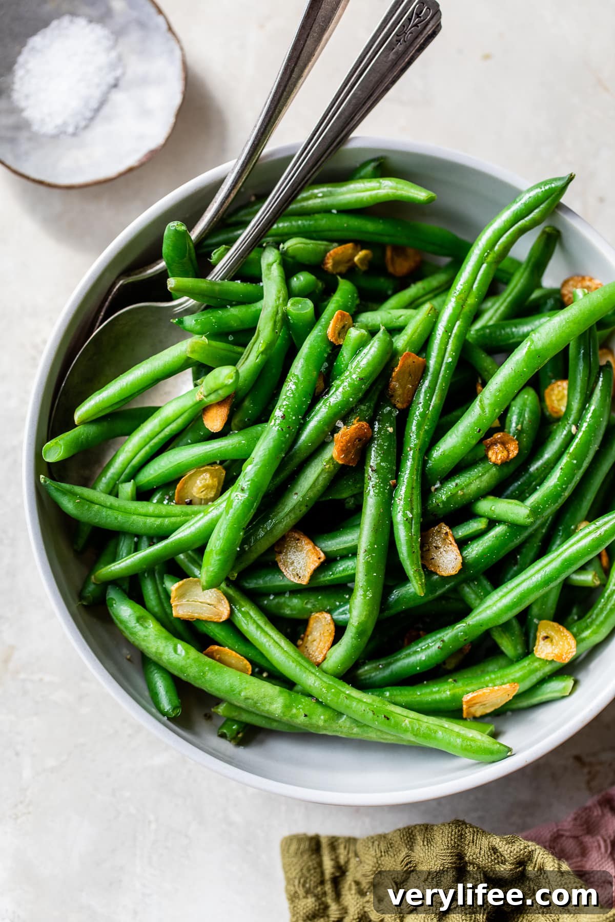 Green Beans with Garlic and Oil