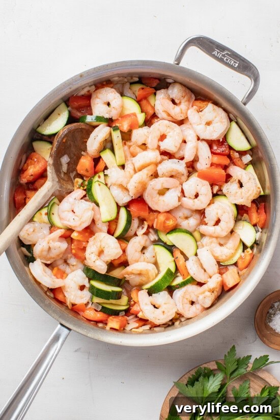 Shrimp and Zucchini
