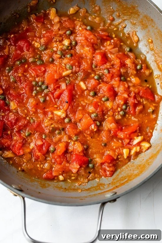 Broiled Fish with Tomato Caper Sauce Recipe 3 Tomato Caper Sauce