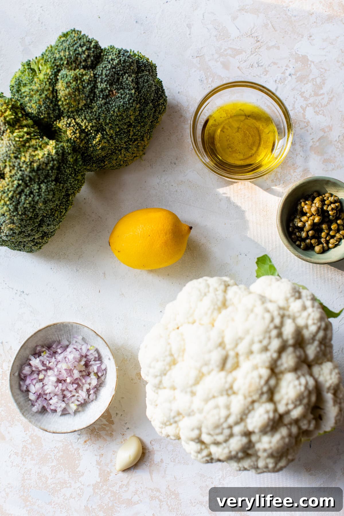 Broccoli and Cauliflower Salad Recipe with Creamy Dressing 5 Broccoli and Cauliflower
