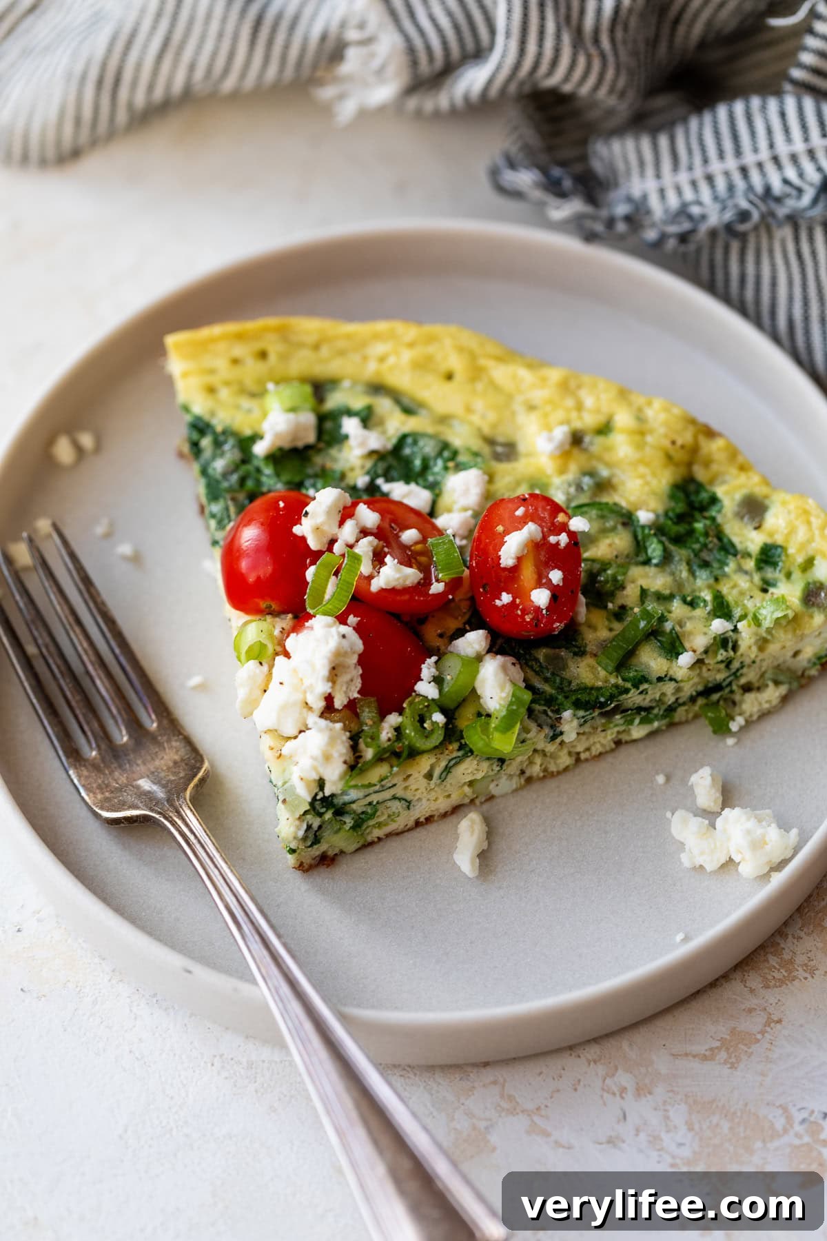 Spinach Feta Frittata