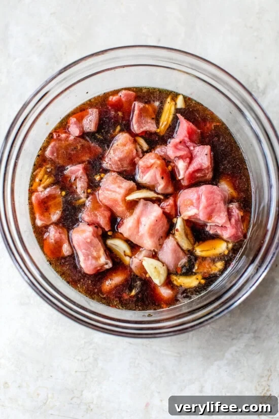 Pork Marinated in 7 up marinade