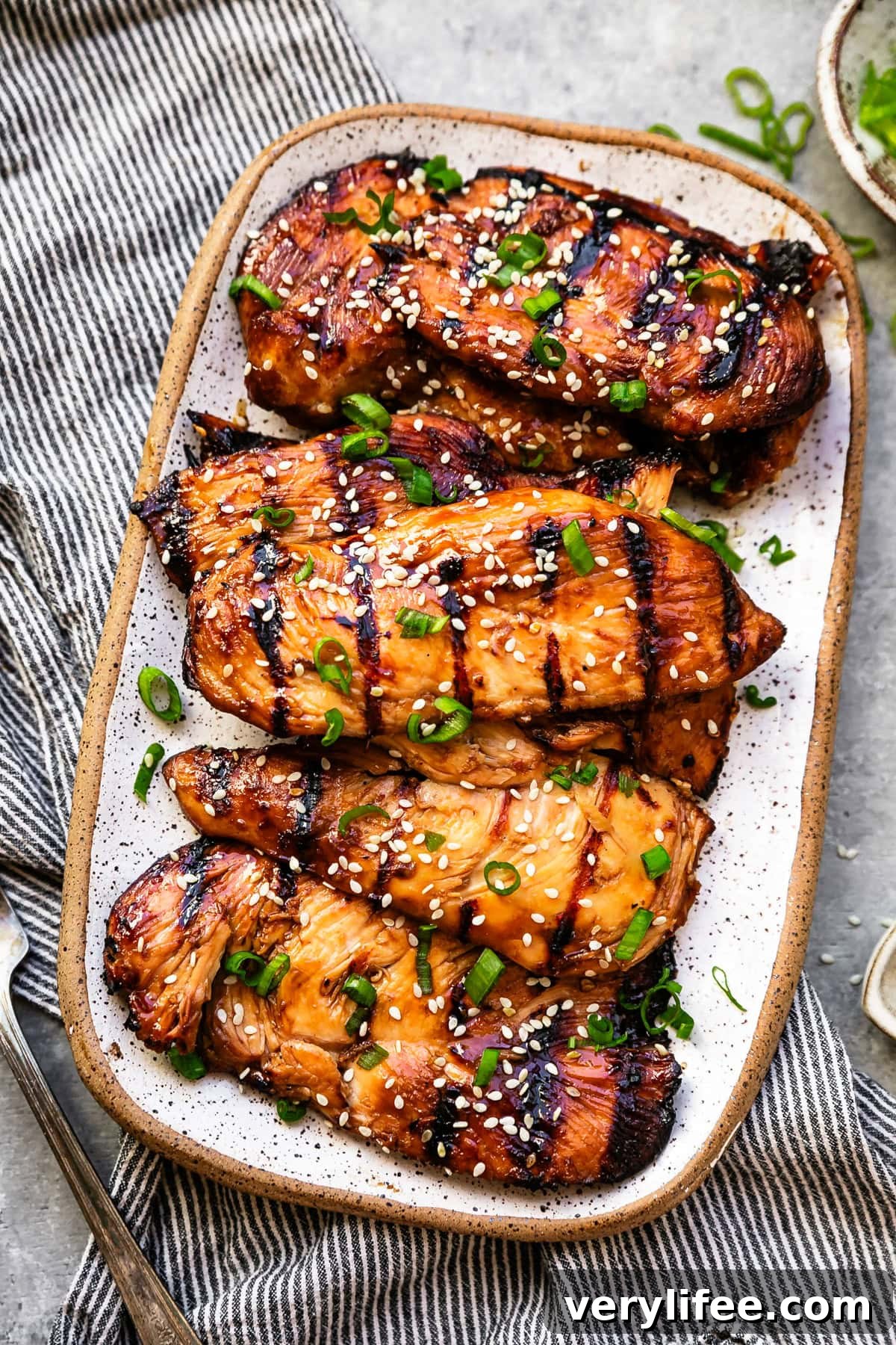 Grilled Chicken with Soy-Ginger Sesame Glaze 2 Asian Grilled Chicken