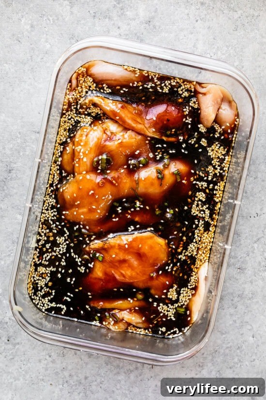 Grilled Chicken with Soy-Ginger Sesame Glaze 7 Marinade the chicken in Asian marinade