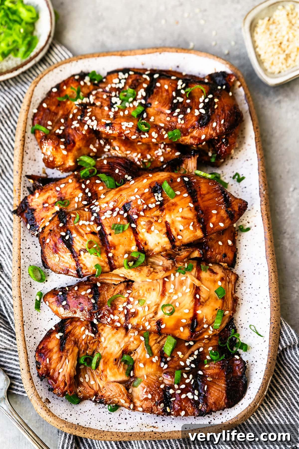Grilled Chicken with Soy-Ginger Sesame Glaze 8 Asian Grilled Chicken