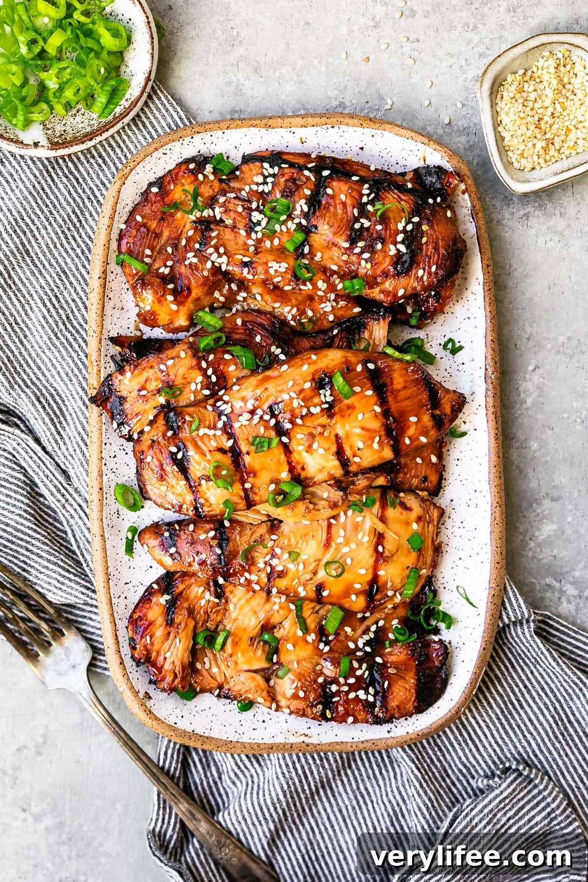 Grilled Chicken with Soy-Ginger Sesame Glaze 9 Asian Grilled Chicken