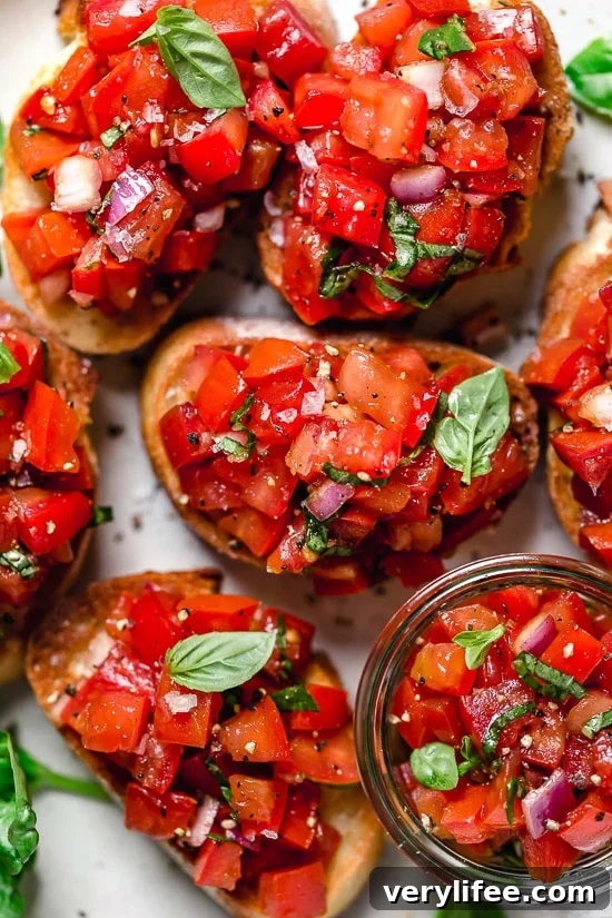 Classic Tomato Basil Bruschetta Recipe 2 Bruschetta with Tomato and Basil
