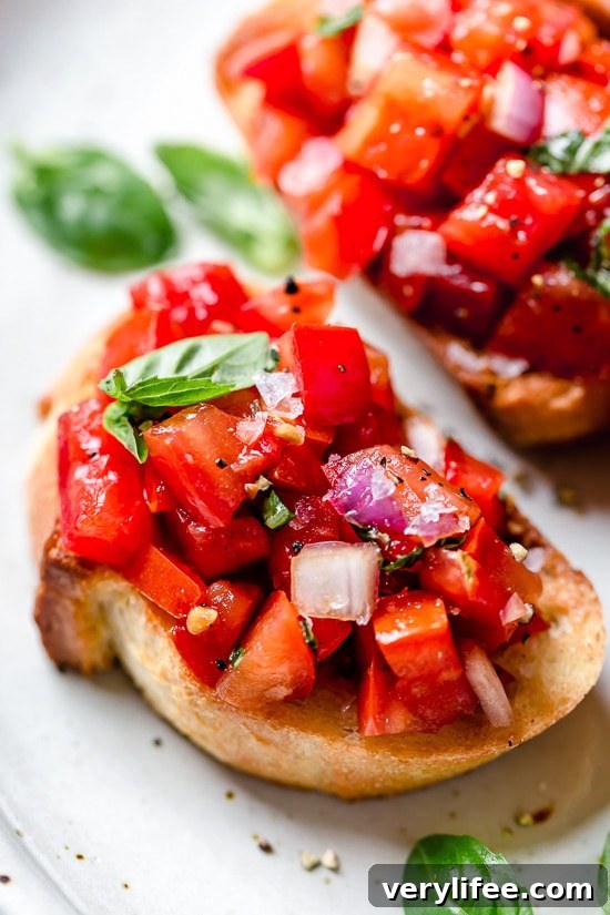 Classic Tomato Basil Bruschetta Recipe 9 Bruschetta