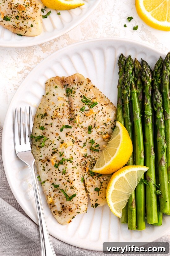 Broiled Tilapia with Garlic