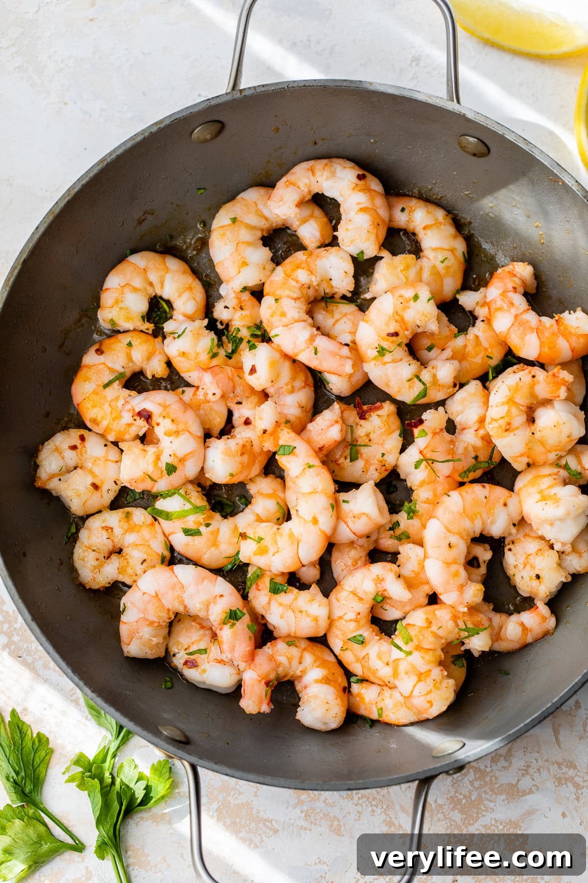 Pan-Seared Shrimp with Garlic Butter and Lemon 9 Pan Seared Shrimp