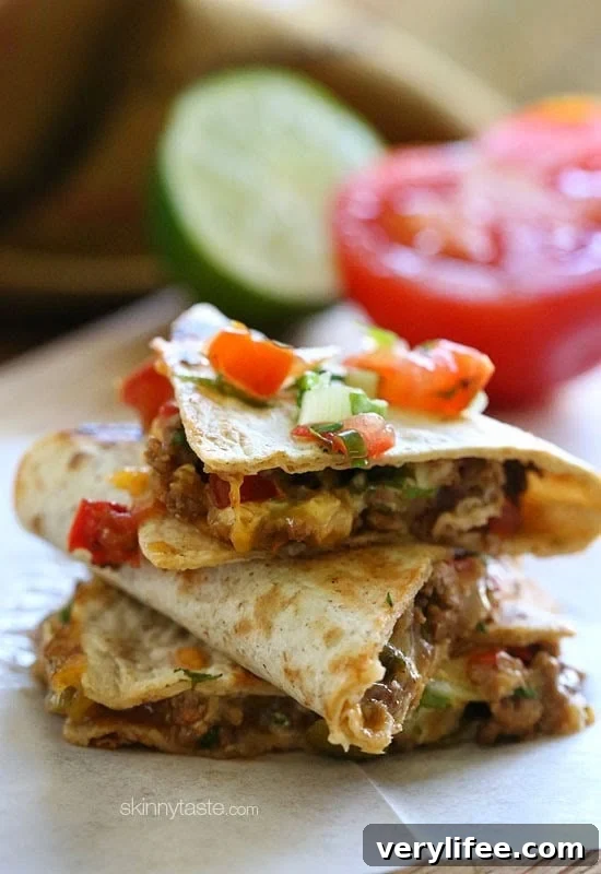 picadillo quesadillas