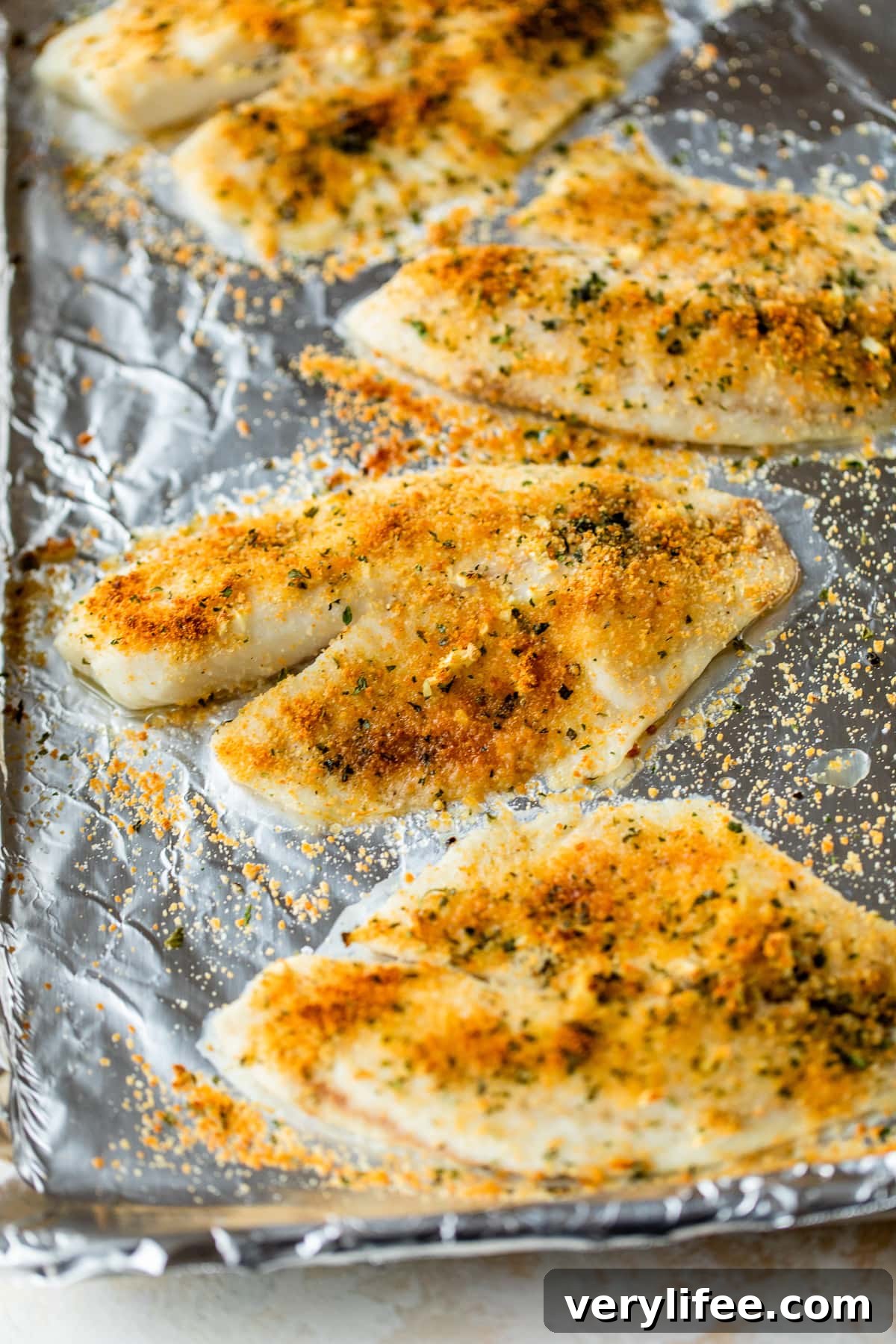 Broiled Tilapia Oreganata