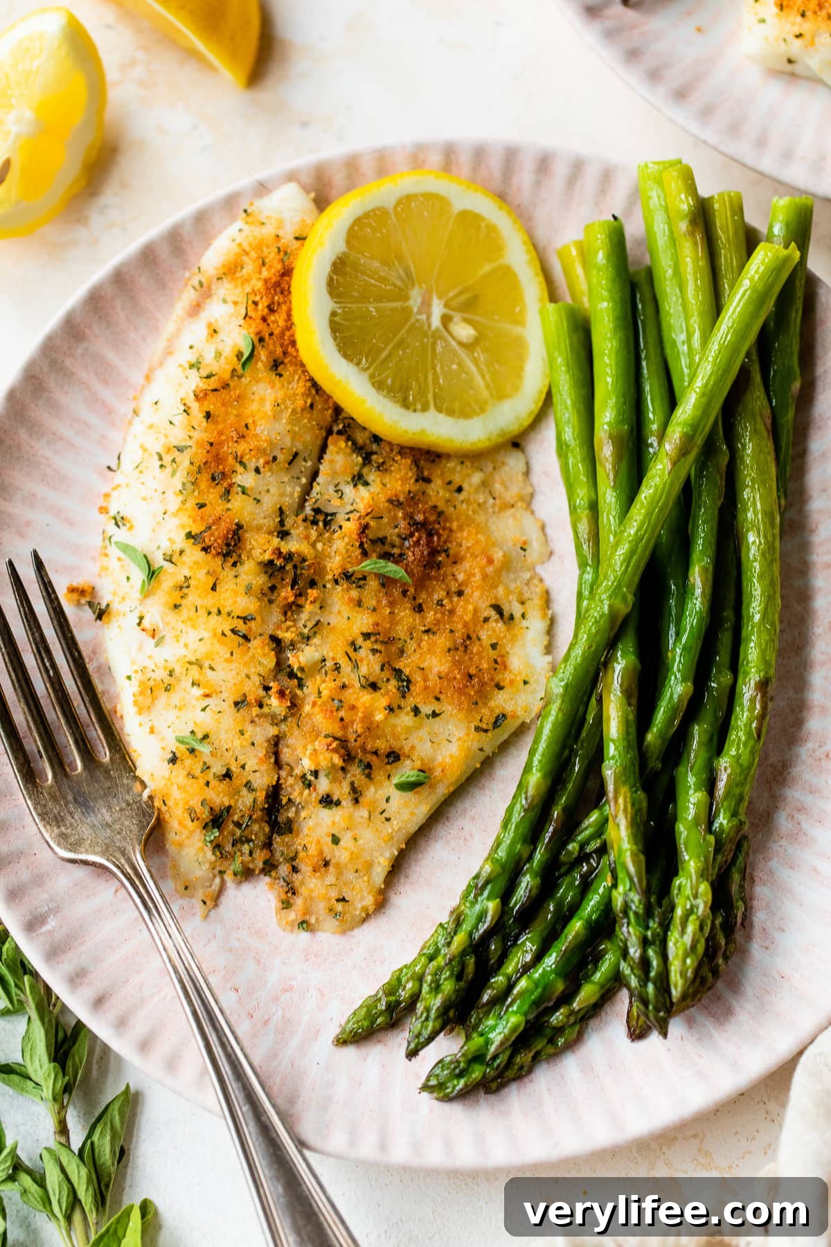 Broiled Tilapia Oreganata