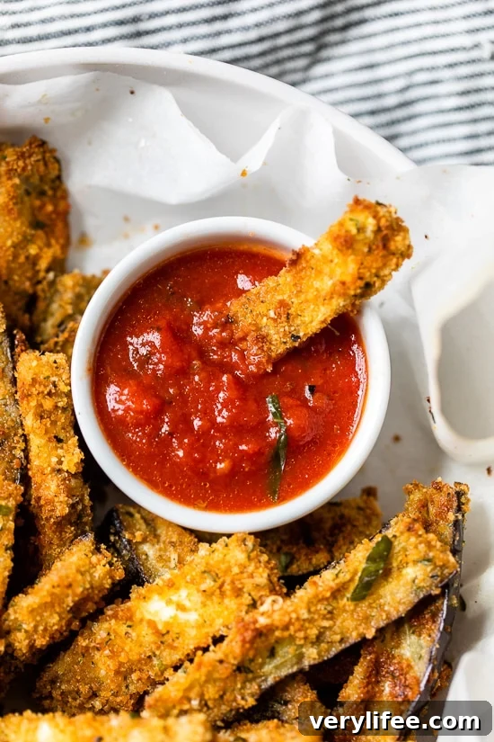 Baked Eggplant Sticks