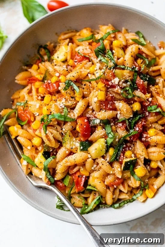 Summer Cavatelli Pasta