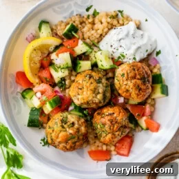 Mediterranean Meatball Bowl