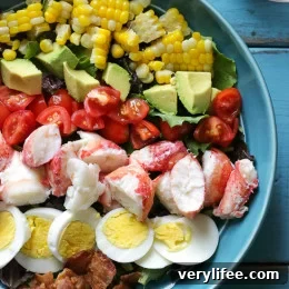 Lobster Cobb Salad with Avocado and Lemon Vinaigrette 3 A classic Cobb salad with a light summer twist. If you live on the coast like me and have access to fresh lobster, this salad is a must! If you’re worried about cooking a live lobster, many seafood stores will steam it for you. Crab or shrimp would also make an excellent substitution.