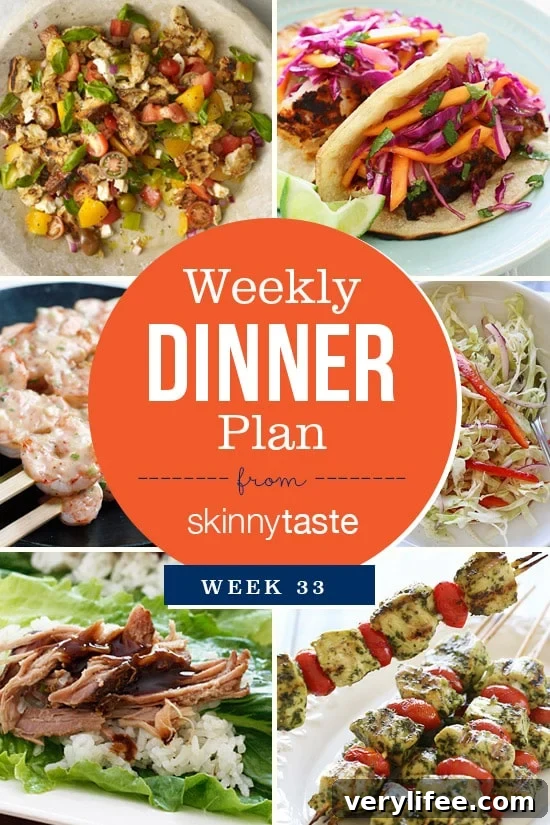 Skinnytaste Week 33 Dinner Plan: Recipes & Shopping List 2 Skinnytaste Dinner Plan (Week 33)